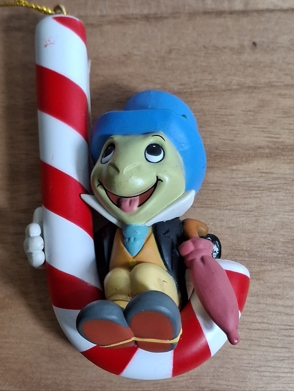 VTG Grolier President's Edition Jiminy Cricket Christmas Ornament